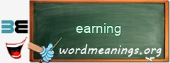 WordMeaning blackboard for earning